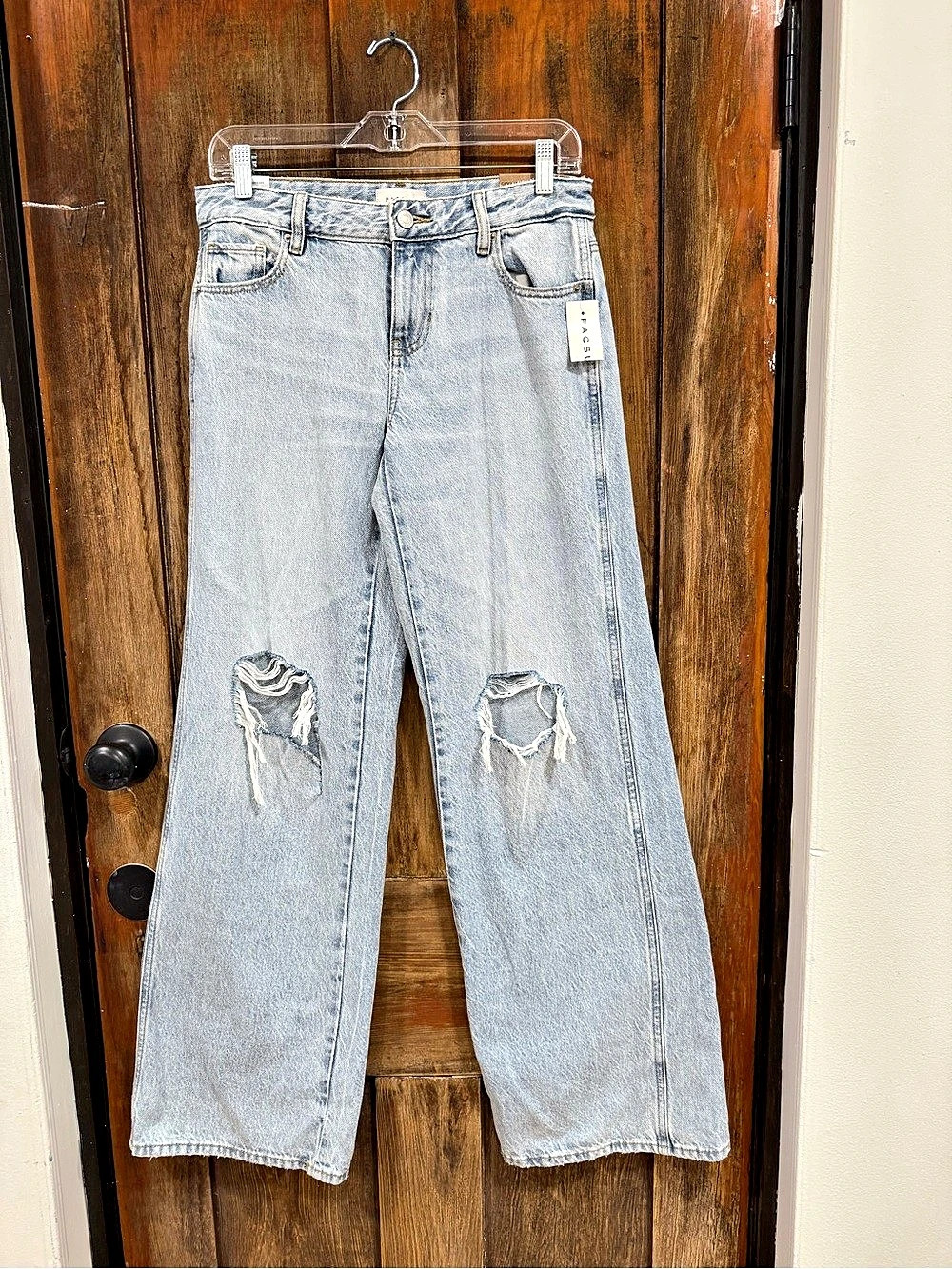 PacSun Casey Low Rise Baggy Wide Leg Jeans Blue Waist 25 NWT